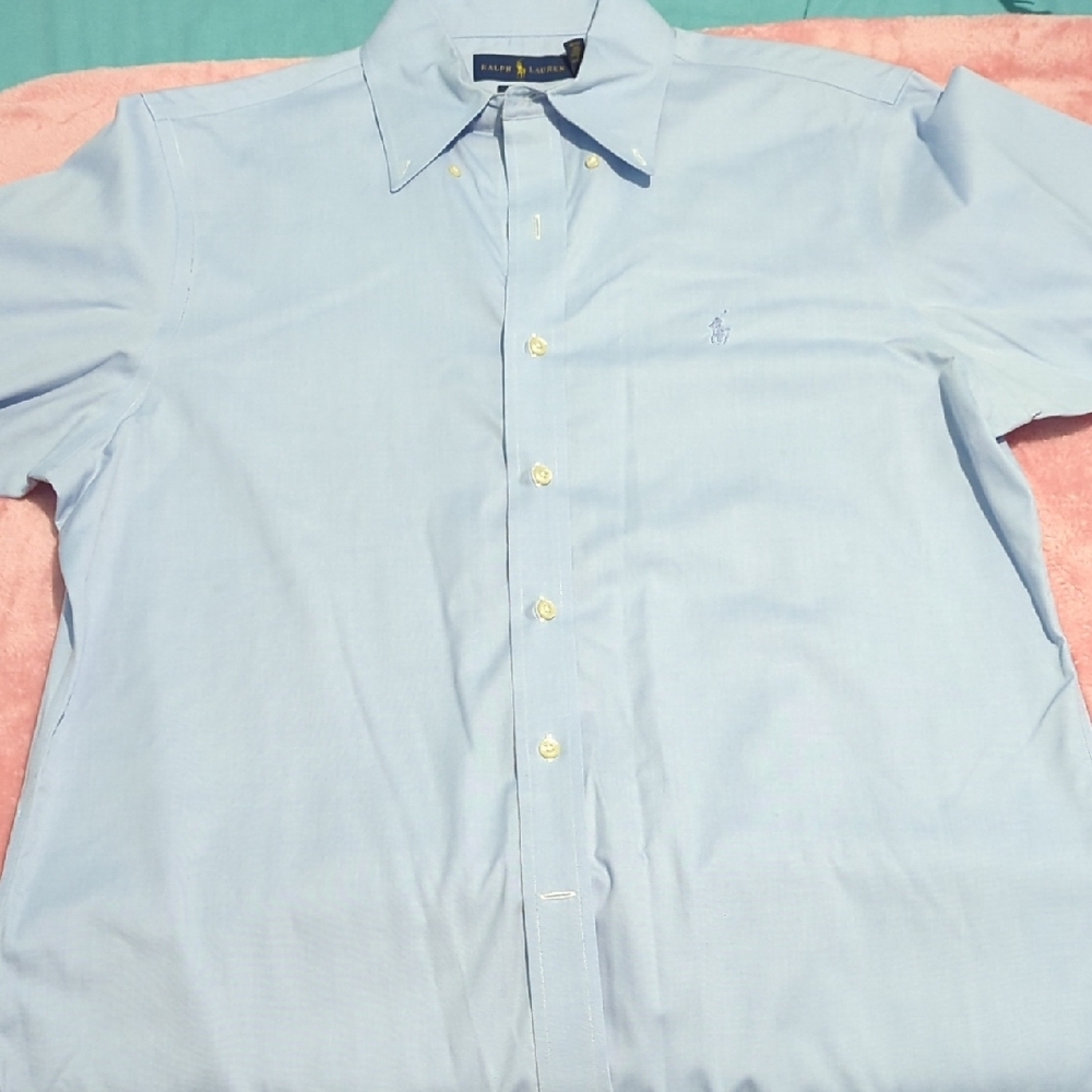 Ralph Lauren Light Blue Men's Dress Shirt - Picture 6 of 7